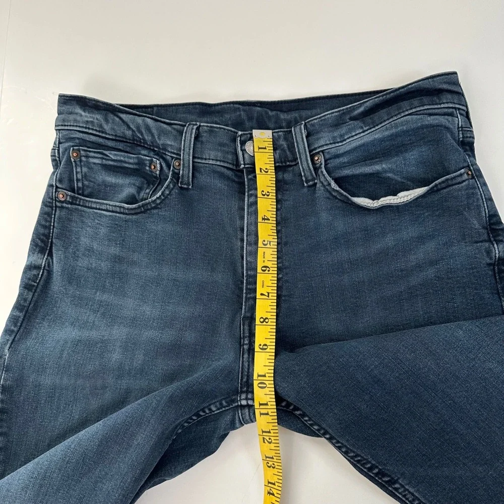 Levi's 514 Straight‎ Fit Jeans Mens 34x32 Dark Wash Blue Denim Pants
